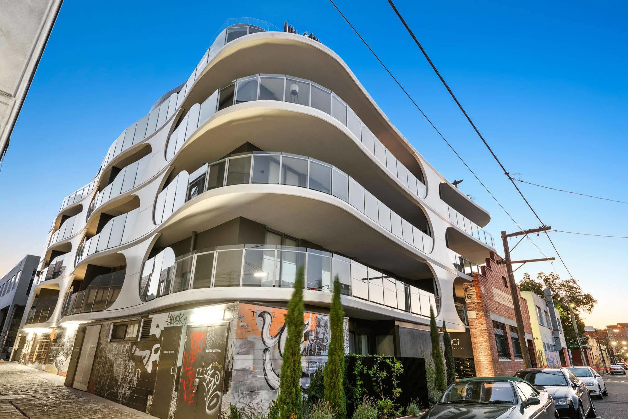 District Apartments Fitzroy Melbourne City Exterior foto